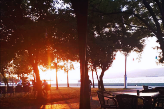 Seymen Sahil Cafe Restoran Manzaralı Oturma Alanı